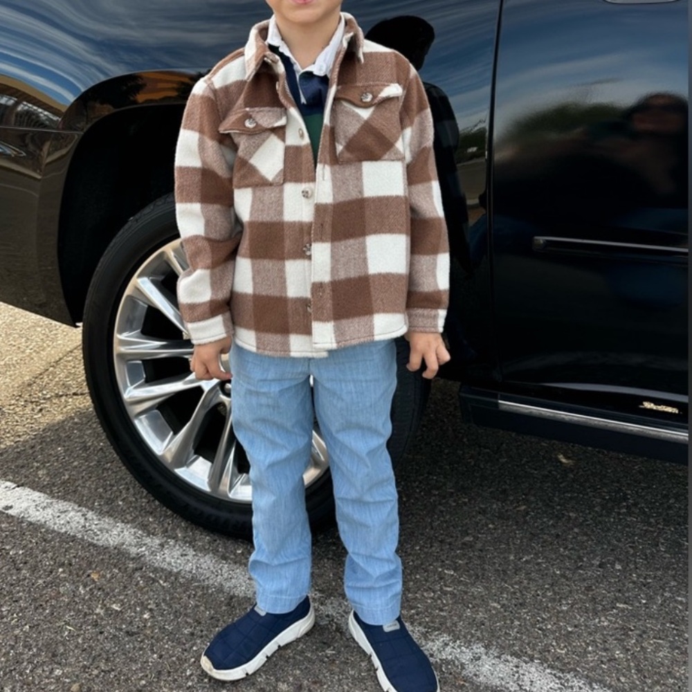 Rylee+Cru plaid shacket